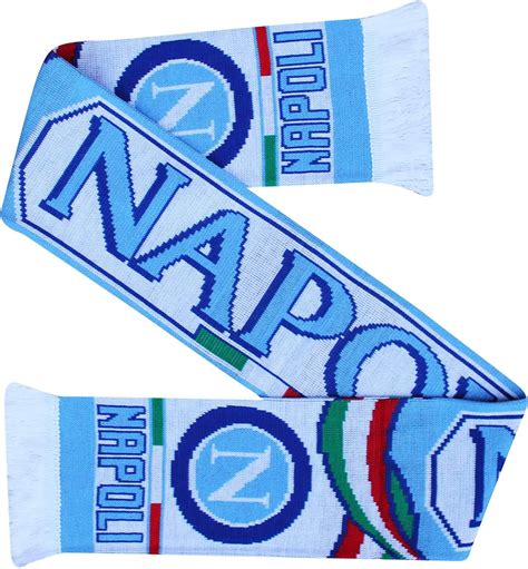 Ssc Napoli Serie A Football Crest Fans Souvenir Scarf 100 Acrylic
