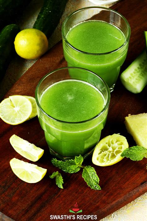 Cucumber Juice Recipe Swasthis Recipes