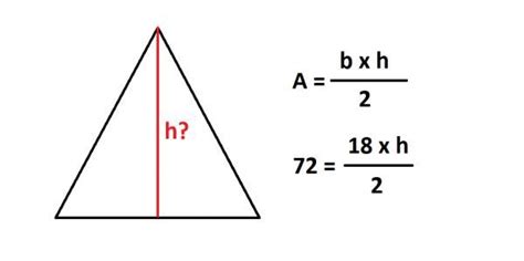 Formula Para Calcular La Altura De Un Triangulo Rectangulo Printable