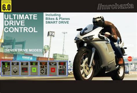 mrchazta game mods: GTA V Ultimate Drive Control mod mrchazta