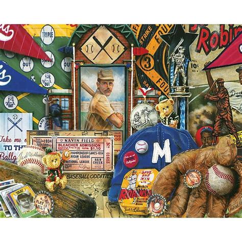 Vintage Baseball 1000 Piece Jigsaw Puzzle