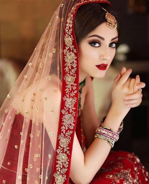 Sheer Draping Pakistani Bridal Makeup Indian Wedding Couple