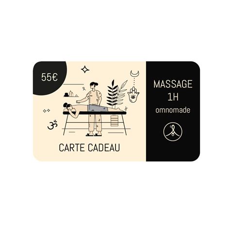Carte Cadeau Massage 1h Omshoe