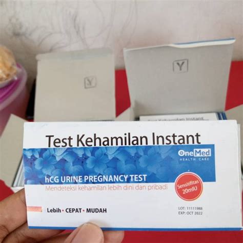Jual Test Kehamilan Instant Onemed Shopee Indonesia
