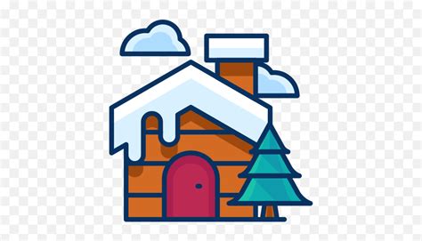 House Tree Cloud Snow Winter Snow House Icon Emojicabin Emoji Free