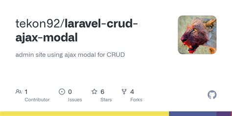 Github Tekon Laravel Crud Ajax Modal Admin Site Using Ajax Modal For Crud