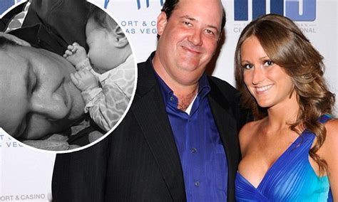 Offices Brian Baumgartner And Wife Celeste Ackelson Welcome Daughter Brylee Daily Mail Online