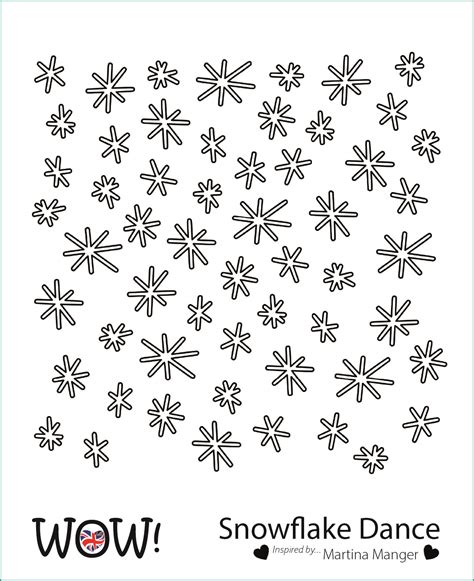 wow stencil snowflake dance by martina manger stn010