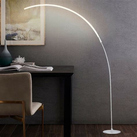 Led Arc Floor Lamp Modern Minimalist Standing Lamp W 3 Brightness