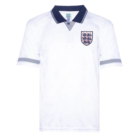 England eventually bowed out in the semi finals after losing to west germany on penalties. England 1990 World Cup Finals shirt | England Retro Jersey ...