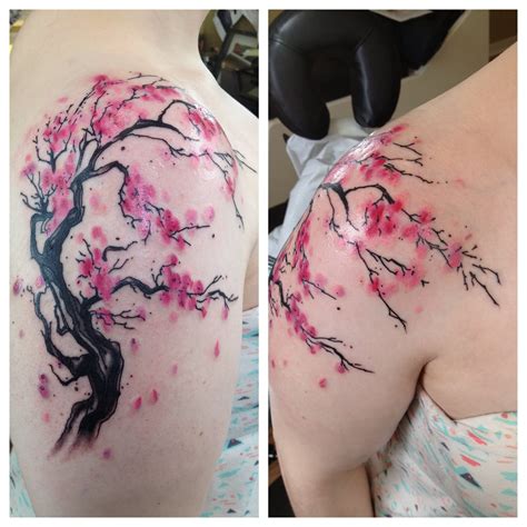 20 Nice Cherry Blossom Tattoo Images And Pictures