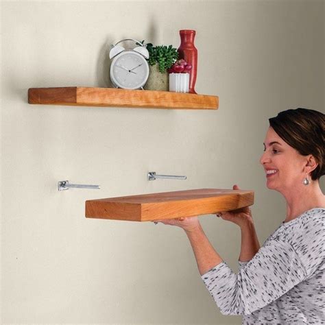 For this diy floating shelf project, i'm using stock boards from the home center, a miter saw to cut them to length, and a drill/driver to assemble the pieces with screws and wood glue. Blind Shelf Supports | Floating shelves diy, Floating ...