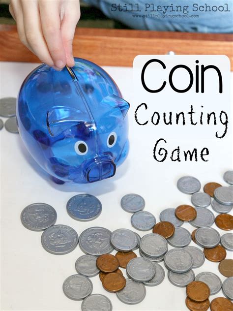 Coin Counting Game For Kids Still Playing School