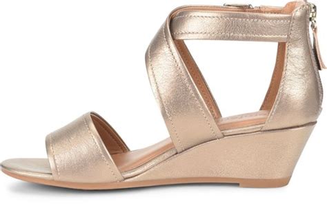 Comfortiva Rabea In Soft Gold Comfortiva Womens Sandals On Shoeline