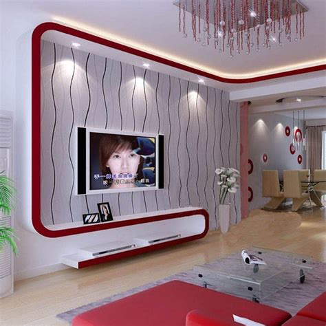 Accey moderne minimalistische high end wasserdichte tapete kunstleder muster plaid tapete tv wand tv hintergrund wand rot nordica2659 jetzt unschlagbar gunstig. Tv Wand Hintergrund / Tv Wand Idee Wandgestaltung ...