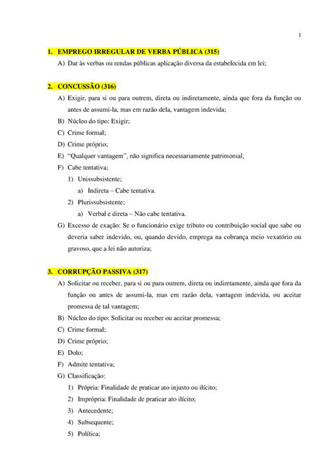 Emprego Irregular De Verbas Ou Rendas Públicas