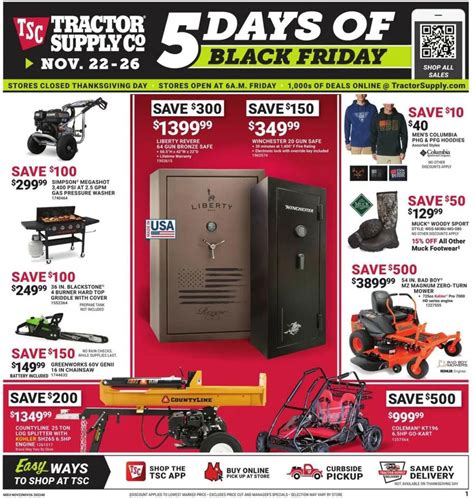 Tractor Supply Company Black Friday 2023 Deals And Ad Scan