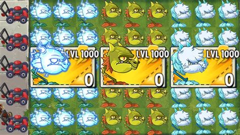 All Dragon Plants Level 1000 Power Up In Plants Vs Zombies 2 Youtube