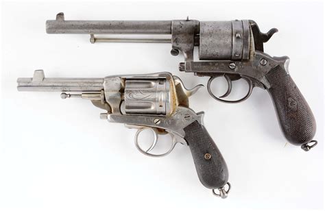 Lot Detail A Lot Of 2 Large European Revolvers Austrian 1870