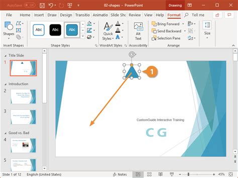 Powerpoint Shapes Customguide