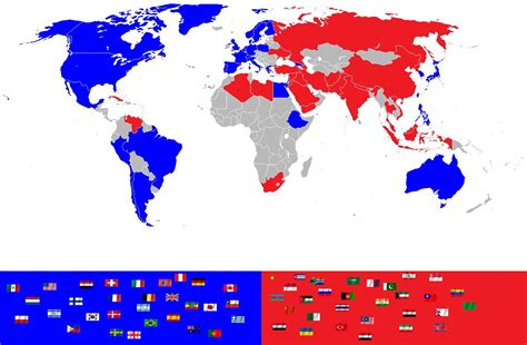 mapa mundial bandos 3ª guerra mundial forocoches