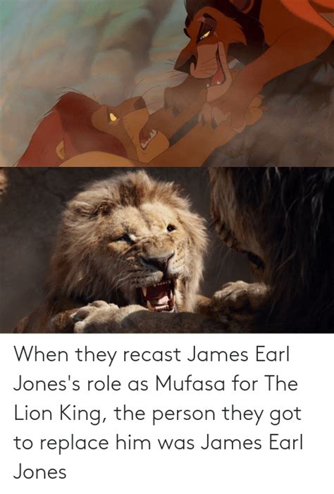 When They Recast James Earl Joness Role As Mufasa For The Lion King