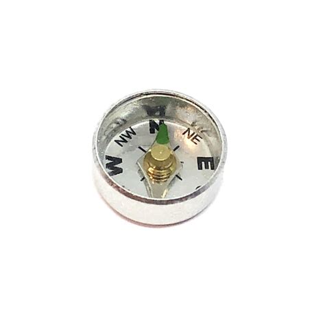 Small Compass Jewelry Making Supplies Steampunk Art Aluminum