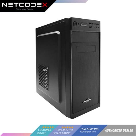 Powerlogic Challenger Atx W 700w Psu Desktop Computer Case Black Pc Casing Office Wah Wfh