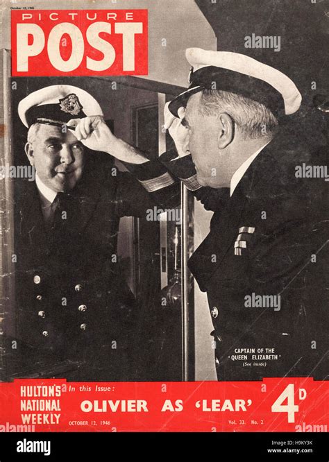 1946 Picture Post Captain Of The Queen Elizabeth Commodore Sir James