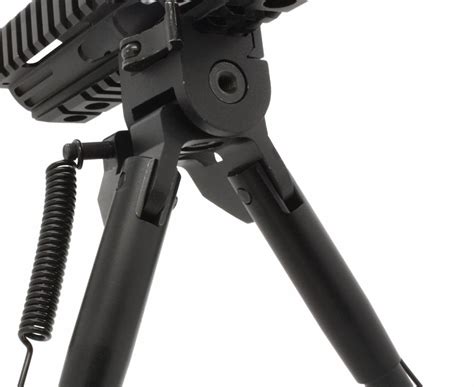 Tactical Rifle Bipod Qd Spring Lock 85 To 105 Adjustable Picatinny