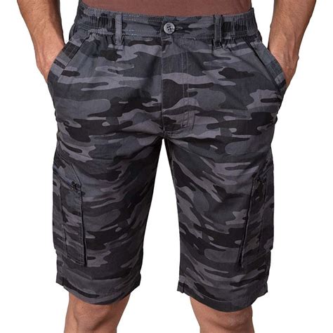 Buy Vayoo Cargo Shorts 6 Pocket Shorts Half Elastic Shorts Cammo