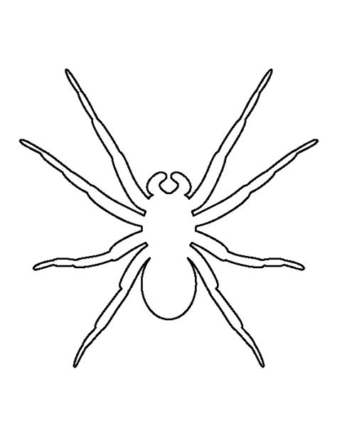 printable spider template
