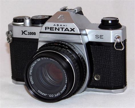 Vintage Asahi Pentax K1000 Se 35mm Slr Film Camera A Popu Flickr