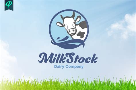 Milkstock Dairy Company Logo Behance