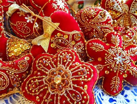 Embroidered Christmas Ornaments Felt Crafts Christmas Diy Christmas