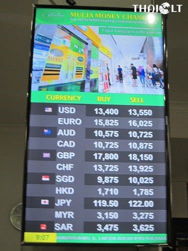 The official currency is the mexican peso. Currency Exchange in Yogyakarta - Best Money Changer | THAI.LT