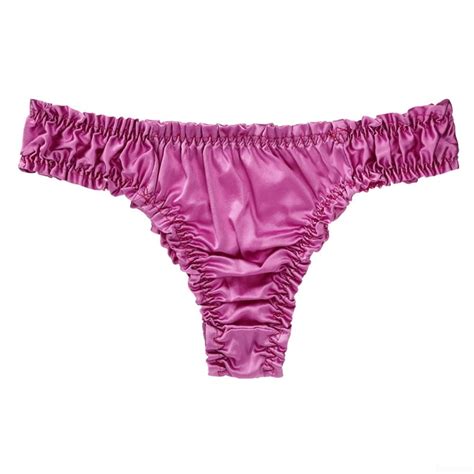 Mingyg Womens Silk Panties Lingerie Soft Silk Satin Underwear Briefs Knickers G String Walmart