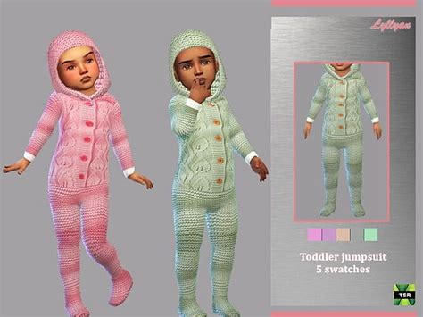 Toddler Jumpsuit By Lyllyan At Tsr Sims 4 Updates