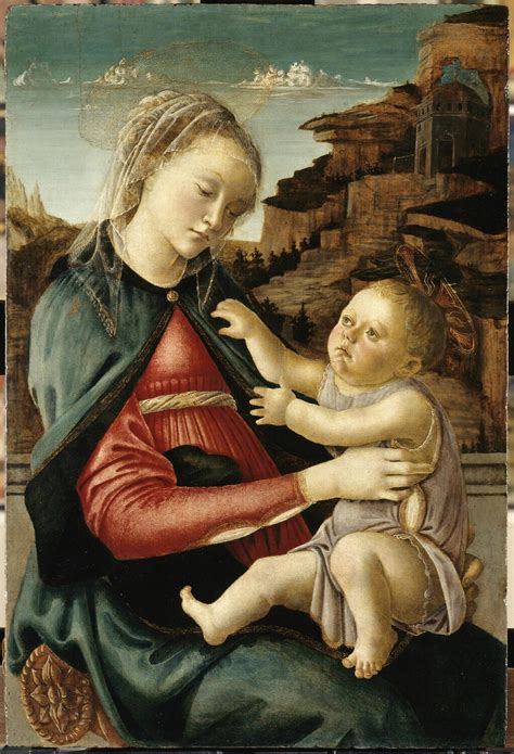 La Vierge Et L Enfant Dite Madone Des Guidi De Faenza Louvre Collections