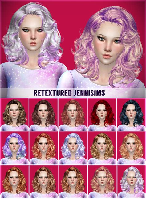 Downloads Sims 4 Newsea Miles Away Hair Retexture Jennisims