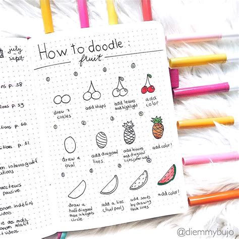 50 Amazing Doodle How Tos For Your Bullet Journal My Inner