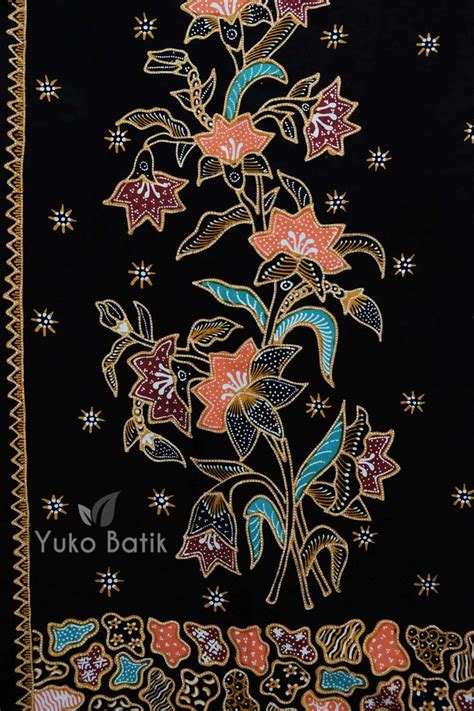 Jual Kain Batik Tulis Full Motif Buketan Bunga Di Lapak Yuko Batik