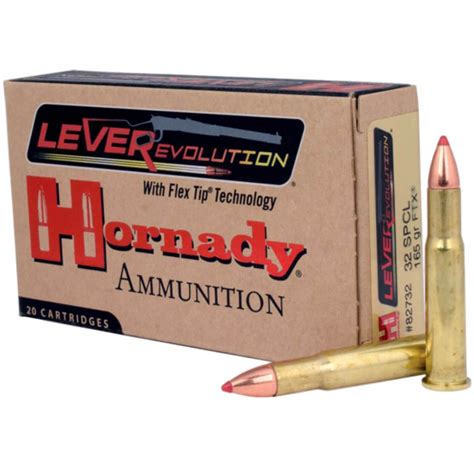 Hornady Leverevolution 32 Winchester Special 165gr Ftx Rifle Ammo 20
