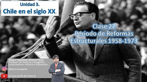 Clase 22 6 básico Periodo de Reformas Estructurales 1958 1973 YouTube