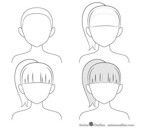 How To Draw An Anime Ponytail How To Draw Anime Chibi 1 Art Drawings