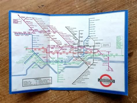 Original London Underground Railways Tube Map Harry Beck No The Best