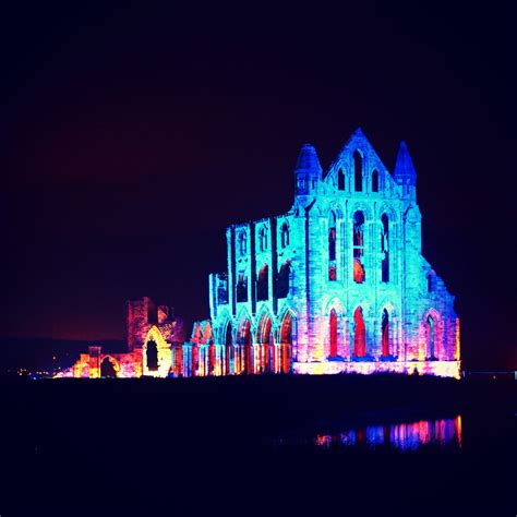 Whitby Abbey Illuminations 2nd Of November 2013 Whitby Goth Weekend