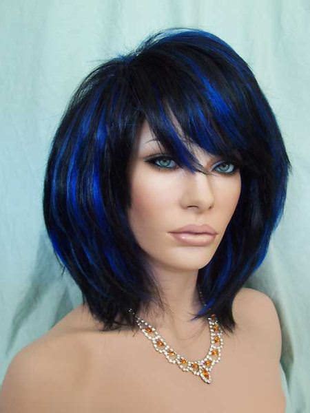 A wide variety of black hair blue highlights options are available to you, such as form, use, and feature. 20 Best Short Hair with Highlights