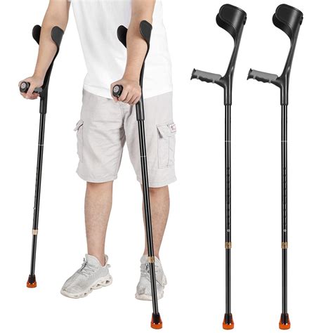 Antdvao Forearm Crutches Folding Forearm Crutches Lightweight