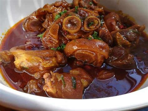 Recipe Metjie Shongwes Pork Trotters Foodformzansi